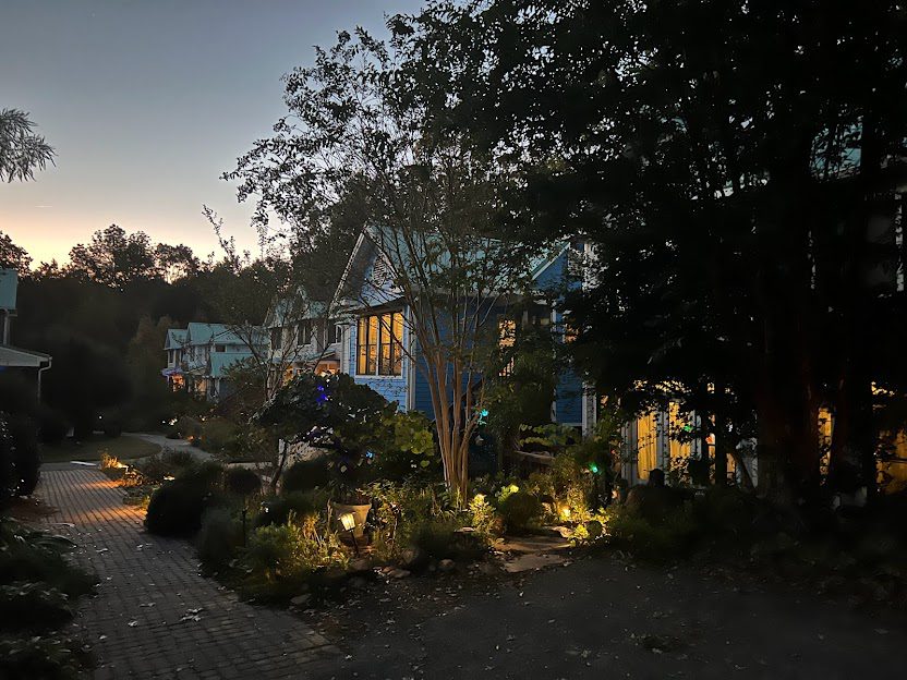Path lights at the ready