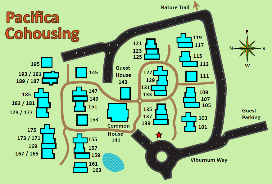 Pacifica House Map